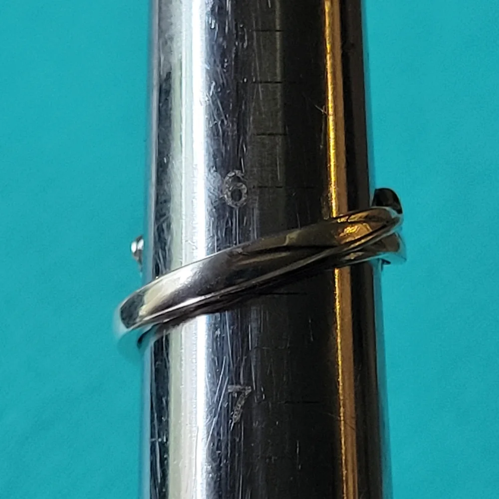 ♥SOLD♥️1885 Tiffany & Company Forget Me Not Spoon Ring in Sterling Silver #15 - Picture 12 of 16